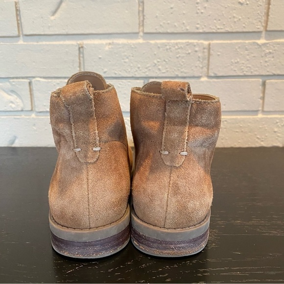 Franco Sarto Isolde Chukka Brown Suede Ankle Boots Slip On Booties Sz 8 - Picture 4 of 6